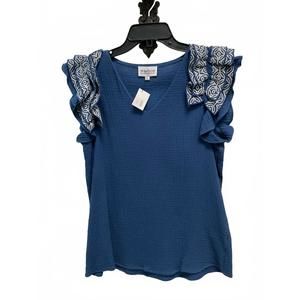 NEW WASHCO faith top in blue